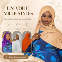 Pack de 6 Voiles Tendance – Élégants, Légers et Faciles à Porter