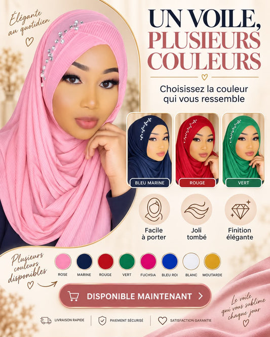 Pack de 6 Voiles Élégants – Pack 1 ou Pack 2 au Choix